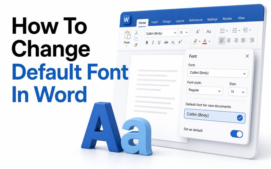 How to Change the Default Font in Word: Easy Step-by-Step Guide