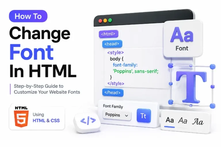 How to Change Font in HTML: Easy Step-by-Step Guide