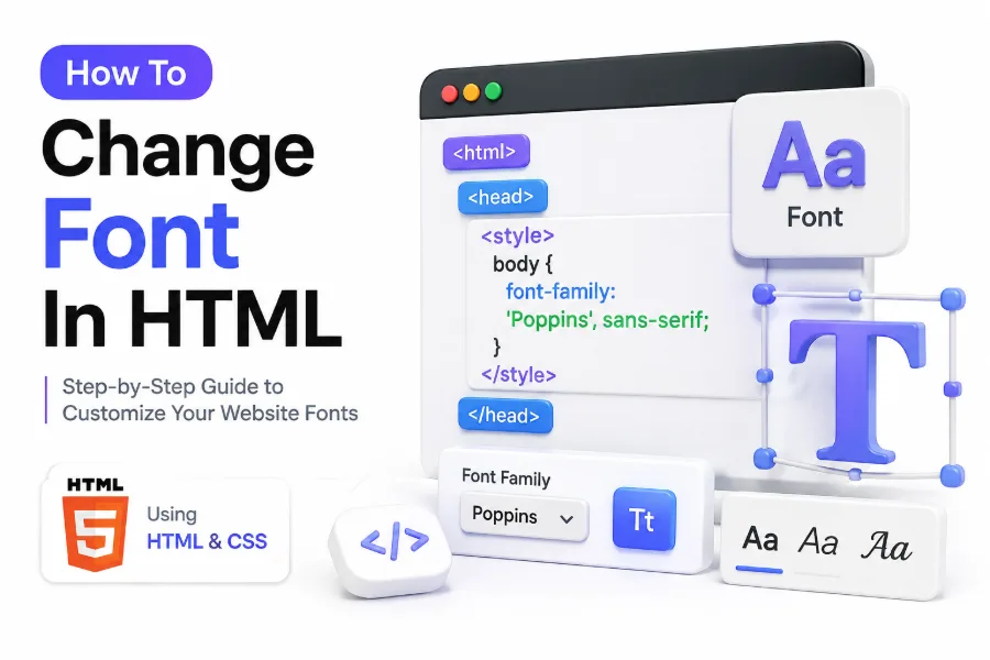 How to Change Font in HTML: Easy Step-by-Step Guide