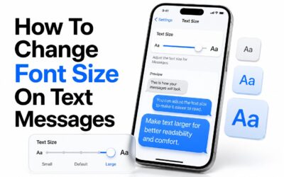 How to Change Font Size on Text Messages on iPhone and Android